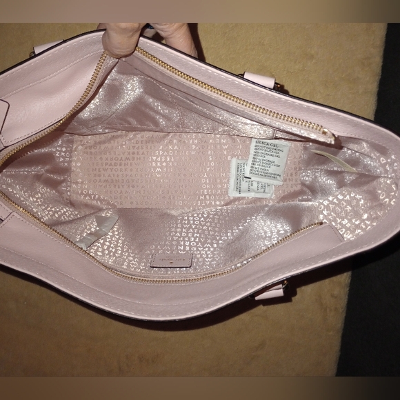 NWT Kate Spade New York | Pink Bonnet Margareta Grove Street Leather Tote - Picture 8 of 14